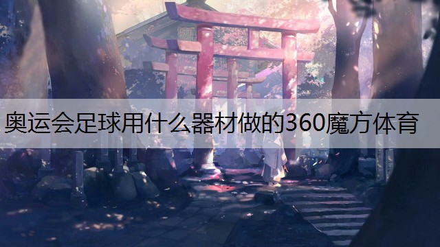 奥运会足球用什么器材做的360魔方体育