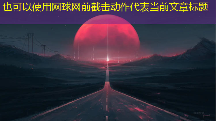 网球网前截击动作