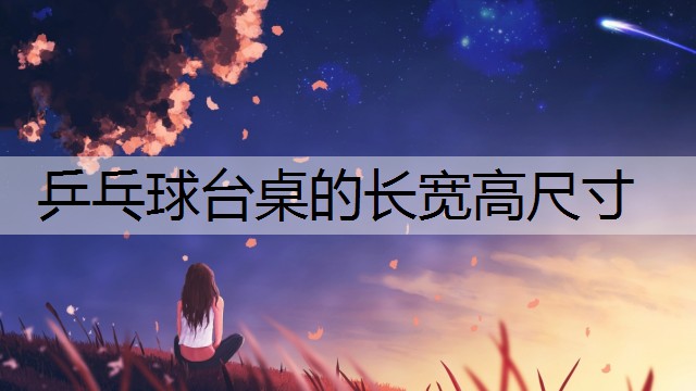 乒乓球台桌的长宽高尺寸